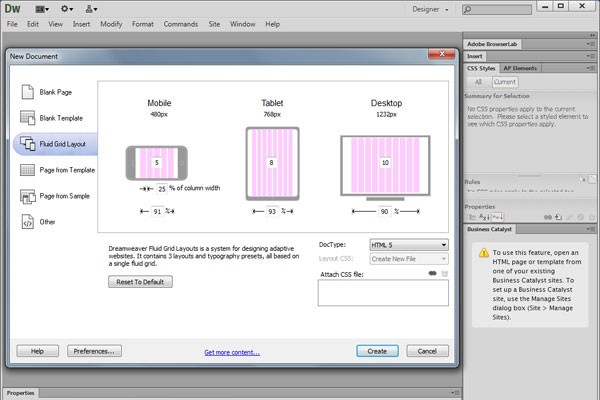 Técnico Profesional en Diseño Web Profesional con Dreamweaver CS6